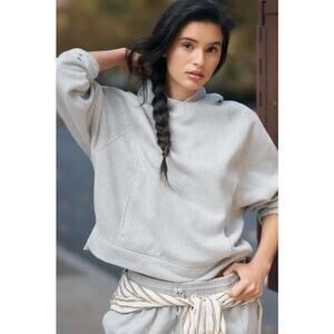 Anthropologie Daily Practice Sparkle Pullover Hooded Sweater